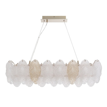 Светильник подвесной ST-Luce золото/прозрачный, янтарный LED 1*24W 3000K SL6135.233.01 - фото