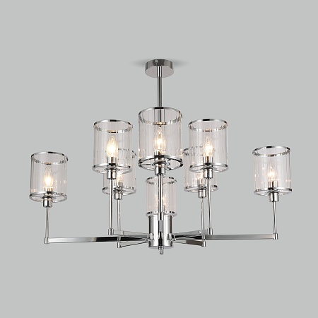 Потолочный светильник Eurosvet 60144/8 хром - фото