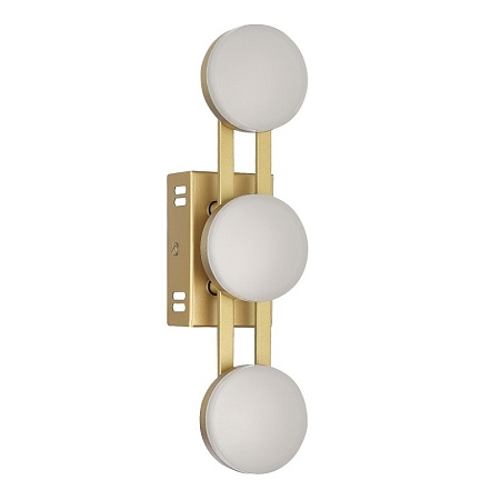 Светильник настенный ST-Luce золотистый/белый LED 1*6W 4000K SL6610.201.03 - фото