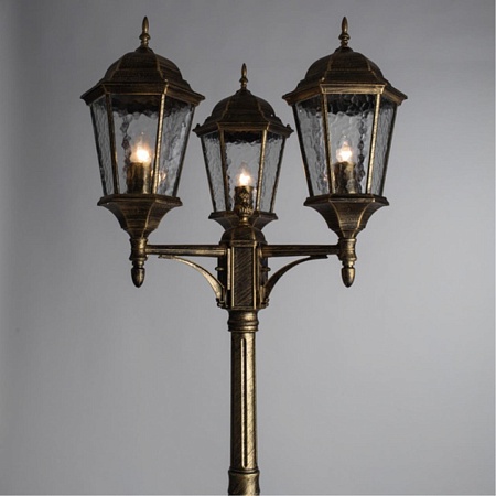 Парковый светильник Arte Lamp GENOVA A1207PA-3BN - фото