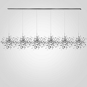 Люстра Tezani Argent Suspension Linear 6L 210 Imperiumloft 177954-22