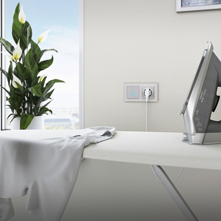 Умный сенсорный выключатель двухклавишный W4520606 - фото