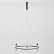 Esthetic Magnetic Шинопровод с тросовыми креплениями Round черный ⌀800 85138/00 Elektrostandard - фото