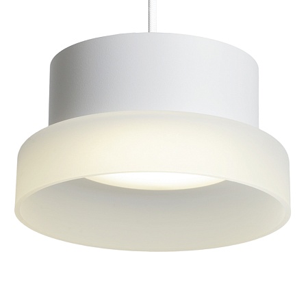 Светильник потолочный Feron Barrel HL4608 OPAL levitation 12W, 230V, GX53, белый, на подвесе 1,7 м - фото
