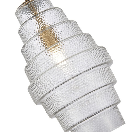 Подвес ST-Luce Латунь/Прозрачный E27 1*40W SL1001.213.01 - фото