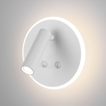 Настенный светодиодный светильник Tera LED белый Tera LED белый (MRL LED 1014) Elektrostandard - фото