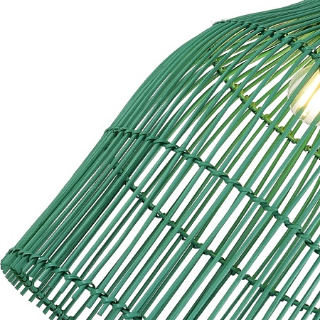 Светильник подвесной ST-Luce Белый/Зеленый E27 1*40W SL1513.503.01 - фото