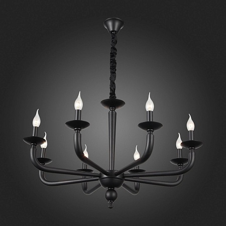 Люстра подвесная ST-Luce Черный E14 8*40W SL1114.403.08 - фото