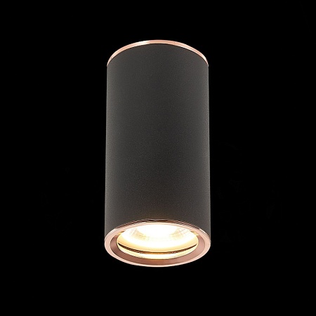 Светильник потолочный Черный GU10 1*50W D54xH105 220V Без ламп ST111.427.01 - фото