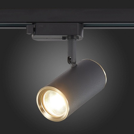 Св-к трек. Черный GU10 1*50W L104xW54xH111 220V Без ламп ST301.436.01 - фото