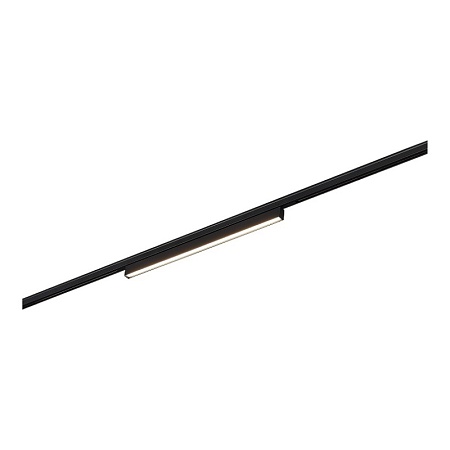 Магнитный трековый светильник Черный LED 1*8W 3000K 250Lm Ra>80 100° IP20 L300xW10xH18 ST665.436.08 - фото