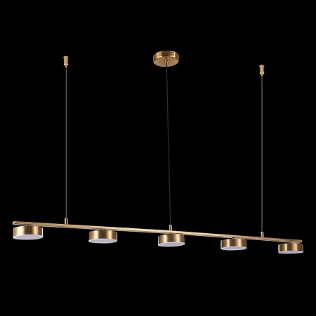 Светильник подвесной ST-Luce Латунь/Латунь LED 5*7W 3000K SL6000.303.05 - фото