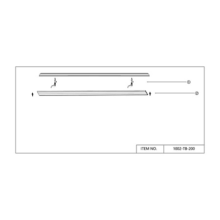 Накладной шинопровод Unica Favourite 1002-TB-200 - фото