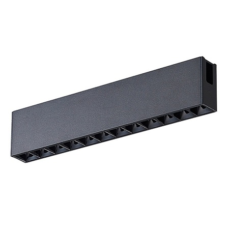 Магнитный трековый светильник FARM Черный LED 1*12W 3000K 609Lm Ra90 40 IP20 L232xW24xH ST816.406.12 - фото