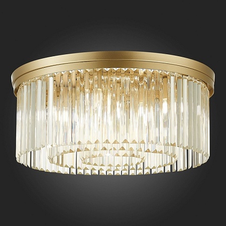 Люстра потолочная ST-Luce шампань/прозрачный E14 9*40W SL1624.202.09 - фото