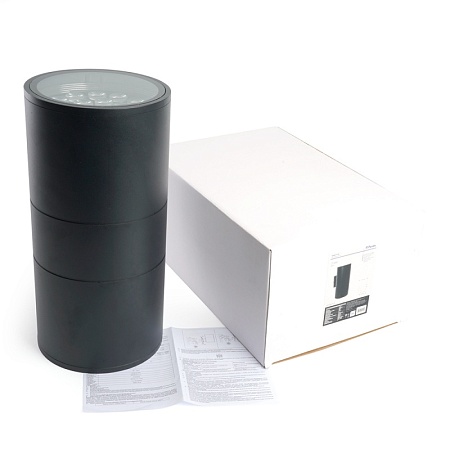 Светильник уличный светодиодный Feron DH0712, 2*18W, 3000Lm, 2700K, черный - фото