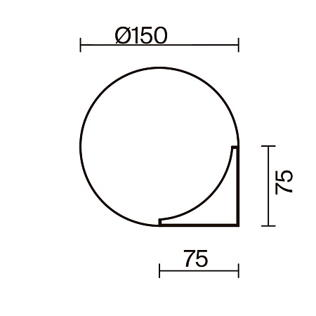 Настенный светильник (бра) Freya FR5490WL-01BS - фото