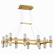 Люстра подвесная ST-Luce Латунь/Прозрачный LED 20*2,5W 4000K SL6007.203.20 - фото