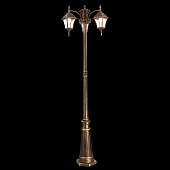 Светильник уличный наземный ST-Luce Бронза/Бронза, Прозрачный E27 3*60W SL082.205.03
