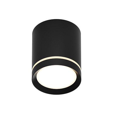 DK4016-BK Светильник накладной IP 20, 5 Вт, LED 3000, черный, алюминий/акрил - фото