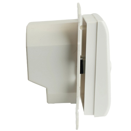 Терморегулятор механический для теплого пола (механизм), STEKKER GLS00-7117-01, 250В, 3500Вт, серия Катрин, белый - фото