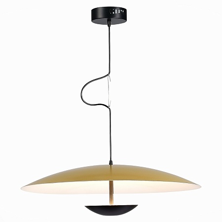 Светильник подвесной ST-Luce Золотистый,Черный/Золотистый LED 1*40W 3000K SL6502.213.01 - фото
