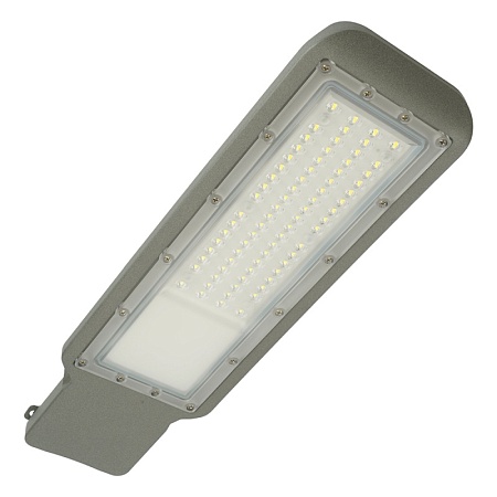 Светодиодный уличный консольный светильник Feron SP3021 50W 5000K 230V, серый - фото