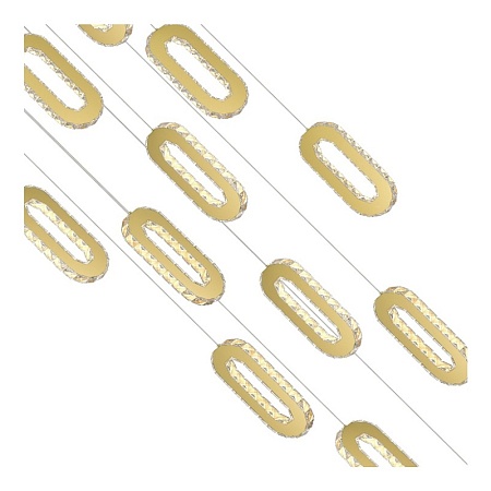 Светильник подвесной ST-Luce Золотистый/Золотистый, Прозрачный LED 12*9W 3000K SL6506.203.12 - фото