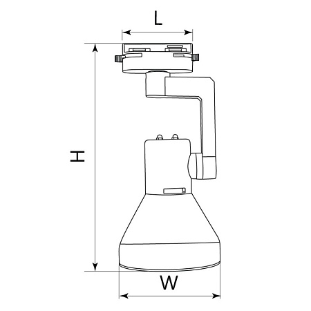 Светильник Feron AL193 трековый однофазный на шинопровод под лампу E27, черный - фото