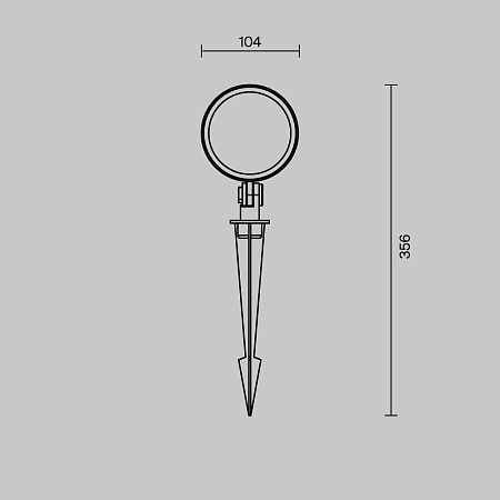 Ландшафтный светильник Outdoor O495FL-L25B3K - фото