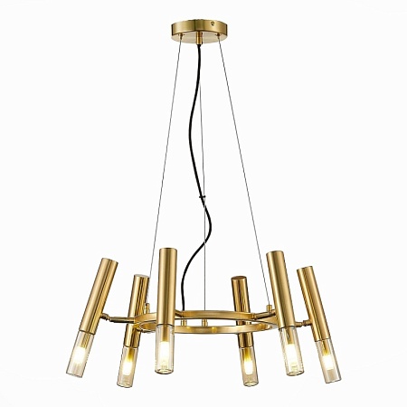 Люстра подвесная ST-Luce Золотистый/Коньячный, Золотистый G9 LED 6*5W SL1236.203.06 - фото