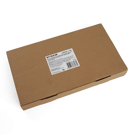 Зажим пружинный, 3-проводной проходной ЗНИ - 4,0 (JXB ST 4), серый STEKKER - фото