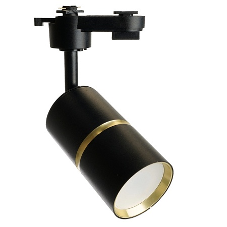 Светильник Feron AL178 трековый однофазный на шинопровод под лампу GU10, черный золото - фото