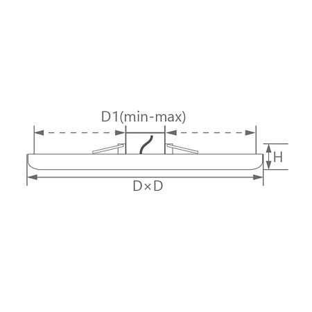 Светодиодный светильник Feron AL514 встраиваемый с регулируемым монтажным диаметром (до 140мм) 18W 4000K белый серия FlexyRim - фото