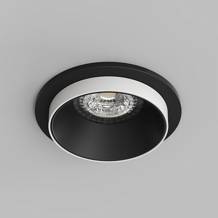 DK2400-BK Встраиваемый светильник, IP 20, 50 Вт, GU10, черный, алюминий - фото