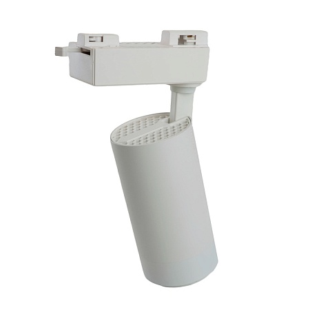 Светодиодный светильник Feron AL137 трековый однофазный на шинопровод 30W 4000K белый, изменяемый угол освещения 15-60град - фото