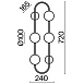 Настенный светильник (бра) Freya Inversion FR5233WL-04BS - фото