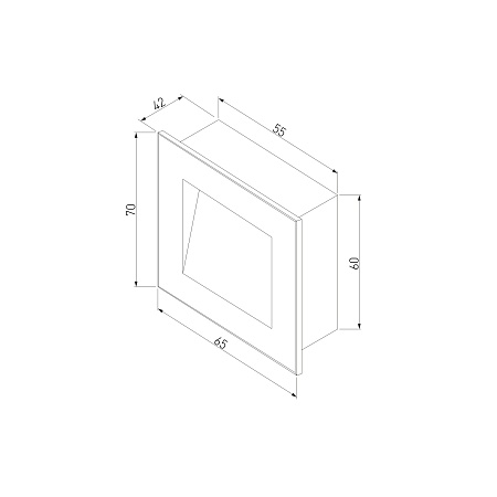 Подсветка для лестниц MRL LED 1103 чёрный Elektrostandard - фото