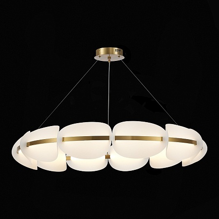 Люстра подвесная ST-Luce Золотистый/Белый LED 1*65W 3000K SL1304.203.65 - фото
