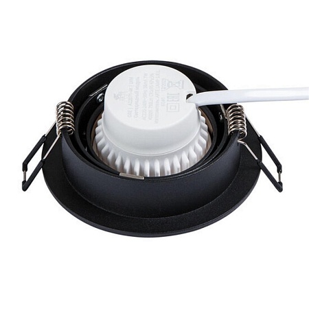 Точечный встраиваемый светильник Arte Lamp TARF A2167PL-1BK - фото