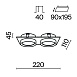 Встраиваемый светильник Technical Hoop DL086-02-GX53-SQ-B - фото