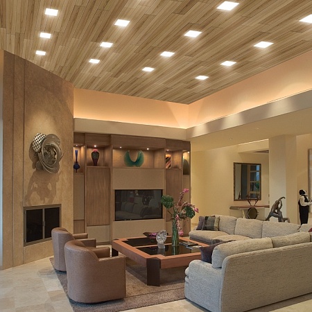 Светодиодный светильник Feron AL514 встраиваемый с регулируемым монтажным диаметром (до 190мм) 26W 4000K белый серия FlexyRim - фото