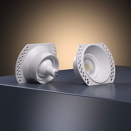 Светильник встраиваемый Renzo белый 25018/01 Elektrostandard - фото