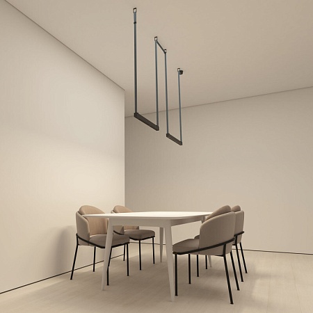 Светильник на шине Denkirs BELTY GRILL DK5573-BK - фото