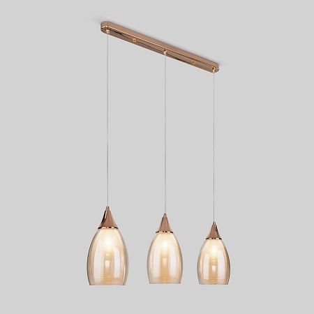 Подвесной акцентный светильник Eurosvet 50285/3 золото - фото