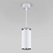 Подвесной светодиодный светильник DLS021 9+4W 4200К белый матовый/серебро Elektrostandard - фото