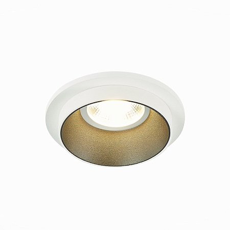 Св-к встр. Белый GU10 1*50W IP20 D92xH38 220V Без ламп ST206.528.01 - фото