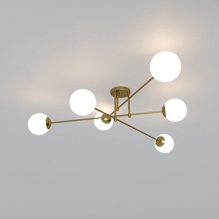 Потолочный светильник Eurosvet 30181/6 латунь - фото