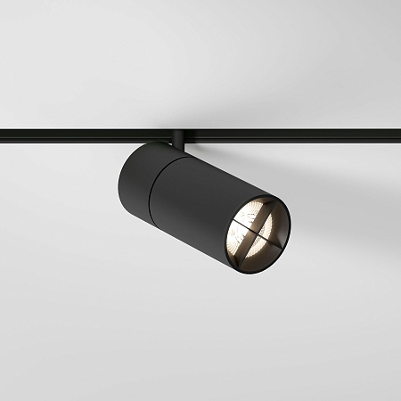 Slim Magnetic Трековый светильник с инновационной антибликовой решеткой 13W 4000K Kars черный 85524/01 Elektrostandard - фото
