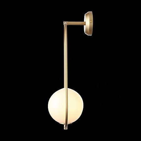 Светильник настенный ST-Luce Золотистый/Белый E14 1*40W SL1118.201.01 - фото